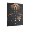 Labrador Retriever Military Wall Art - Patriotic Dog Décor for Army, Air Force, Navy, Marines