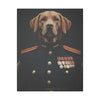 Labrador Retriever Military Wall Art - Patriotic Dog Décor for Army, Air Force, Navy, Marines