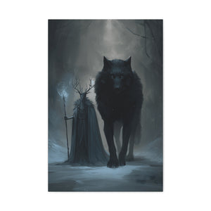 Mystical Fantasy Art Canvas, Wall Decor, Home Decoration, Gift for Fantasy Lovers, Dark Aesthetic Art