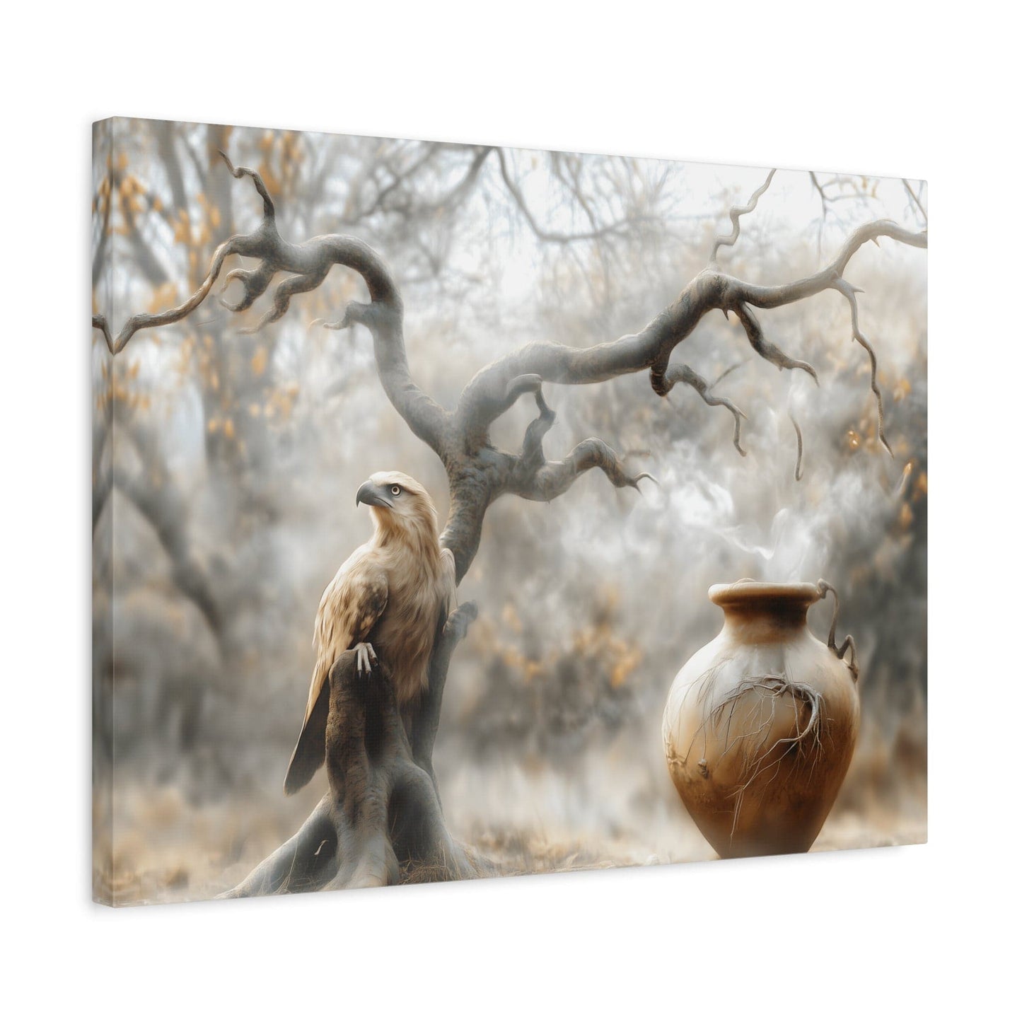 Nature-Inspired Matte Canvas Print, Wall Art, Bohemian Home Decor, Gift for Bird Lovers, Rustic Wall Decor, Wildlife Artwork