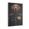 Labrador Retriever Military Wall Art - Patriotic Dog Décor for Army, Air Force, Navy, Marines