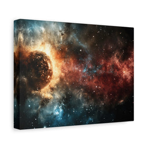 Cosmic Canvas Print, Wall Art, Outer Space Décor, Galaxy Artwork, Cosmic Home Décor