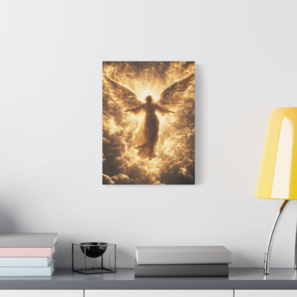 Heavenly Angel Canvas Print, Spiritual Wall Art, Home Decor, Gift for Faith, Inspirational Artwork, Angelic Guardian Decor