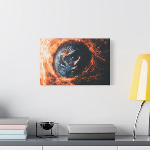 Artistic Canvas Wall Décor, Abstract Home Art, Modern Geometric Decor, Cosmic Art Print, Unique Gift for Art Lovers