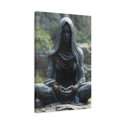 Meditation Wall Art, Zen Decor for Mindfulness, Spiritual Canvas Print, Spiritual Gift, Calm Room Decor, Artwork for Yoga Enthusiasts