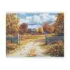 Autumn Décor, Canvas Art, AI Autumn Landscape, Nature Artwork Gift, Modern Wall Hanging, Unique Wall Art