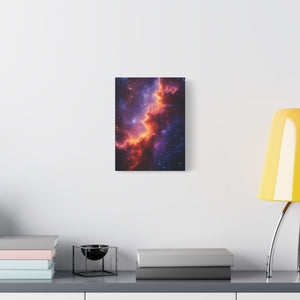 Stretched Canvas Print, Celestial Artwork, Home Decor, Space-Themed Gift, Office Wall Art, Galaxy Canvas