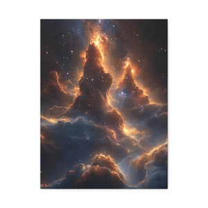 Cosmic Canvas Print, Galaxy Wall Art, Space Decor, Nebula Artwork, Science Fiction Home Decor, Planetary Interior Design