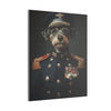 Miniature Schnauzer Military Wall Art - Patriotic Dog Décor for Army, Air Force, Navy, Marines