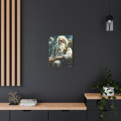 Serene Canvas Art Print, Wall Decor, Meditation, Bohemian Home, Peaceful Atmosphere, Spiritual Awakening, Gift Idea