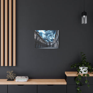 Sky Clock Matte Canvas Art | Unique Home Décor, Wall Art, Gift for Art Lovers