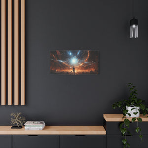 Cosmic Canvas Print, Abstract Art for Home Decor, Inspirational Wall Art, Unique Gift for Art Lovers, Modern Aesthetic