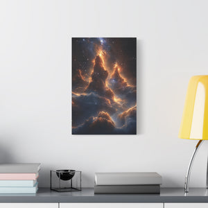 Cosmic Canvas Print, Galaxy Wall Art, Space Decor, Nebula Artwork, Science Fiction Home Decor, Planetary Interior Design