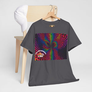 Psychedelic Rainbow Vortex T-Shirt — Trippy Optical Illusion Tee