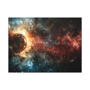 Cosmic Canvas Print, Wall Art, Outer Space Décor, Galaxy Artwork, Cosmic Home Décor