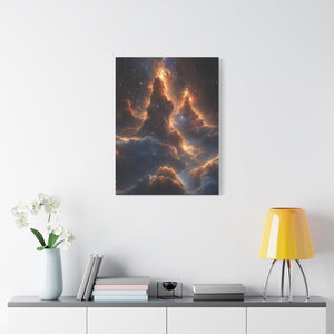 Cosmic Canvas Print, Galaxy Wall Art, Space Decor, Nebula Artwork, Science Fiction Home Decor, Planetary Interior Design
