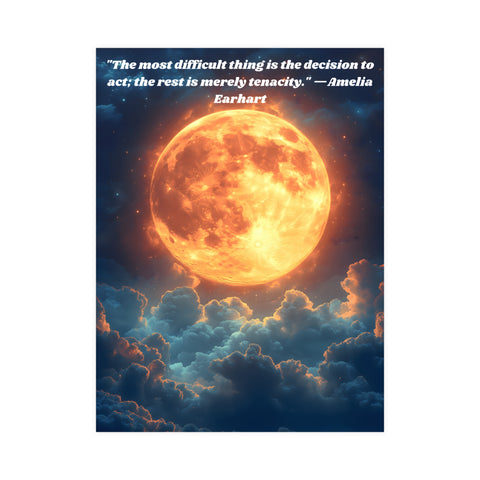 Inspirational AI Art Matte Posters, Vertical & Horizontal Prints, Home Decor, Wall Art, Dorm Room Decor, Office Wall Decor