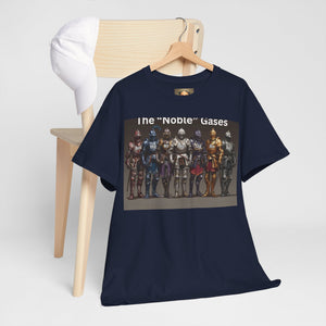 Noble Gases Graphic Tee, Science Shirt, Unisex Cotton T-Shirt, Funny Science Humor, Geeky Gift, Educational Apparel, Casual Wear