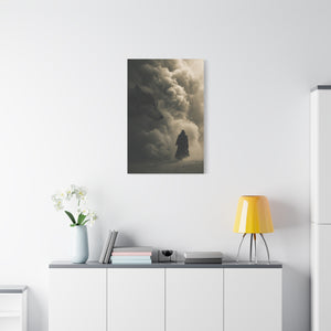 Mystical Wolf Canvas Art, Nature Lover Gift, Wall Decor, Home Aesthetic, Fantasy Art, Animal Lovers, Unique Gift Idea