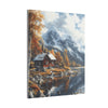 Autumn Décor, Canvas Art, AI Autumn Landscape, Nature Artwork Gift, Modern Wall Hanging, Unique Wall Art