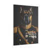 Canvas Print, AI Image Dogs Military Uniforms, Wall Art Decor, Home Office Decoration, Dog Lover Gift