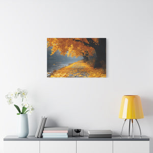 Autumn Serenity Canvas Wall Art, Fall Decor, Nature Photography, Thanksgiving Gift, Home Wall Decoration