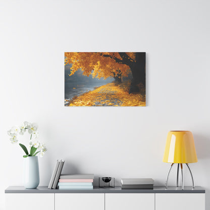 Autumn Serenity Canvas Wall Art, Fall Decor, Nature Photography, Thanksgiving Gift, Home Wall Decoration