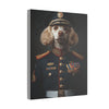 Poodle Military Wall Art - Patriotic Dog Décor for Army, Air Force, Navy, Marines