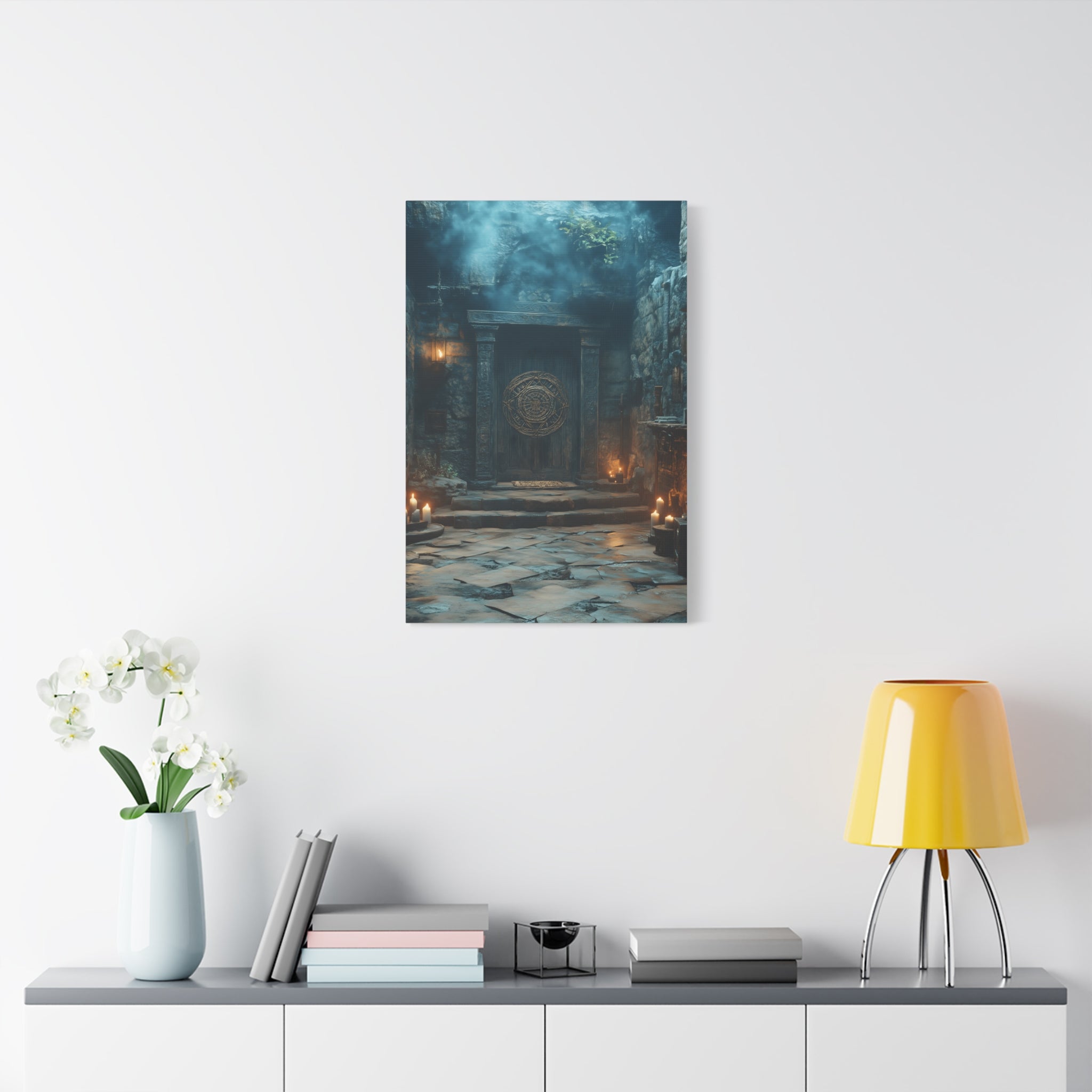 Mystical Doorway Canvas Print, Wall Art, Home Decor, Fantasy Art, Office Decoration, Bohemian Vibes, Gift Idea