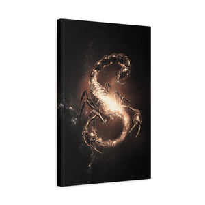 Scorpio Starry Canvas Art | Zodiac Wall Decor, Astrology Gift, Home Decor, Unique Artwork, Birthday Gift