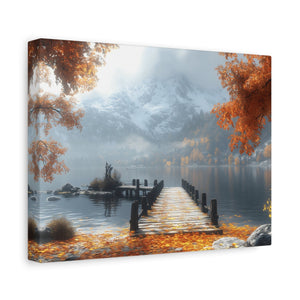 Autumn Landscape Canvas Print, Fall Wall Art, Cozy Home Decor, Nature Photography, Seasonal Decor, Gift for Nature Lovers