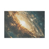 Fiery Nebula Spiral Canvas Décor, Cosmic Vortex Wall Art, Space Theme, Galaxy Home Décor, Celestial Wall Art