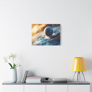 Cosmic Canvas Art, Galaxy Decor, Space Wall Art, Universe Print , Home Decoration, Gift for Astronaut Lovers