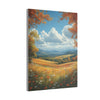 Autumn Décor, Canvas Art, AI Autumn Landscape, Nature Artwork Gift, Modern Wall Hanging, Unique Wall Art