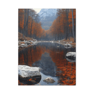 Autumn Landscape Canvas Print | Stretched Wall Art, Home Décor, Nature Artwork, Gift Idea