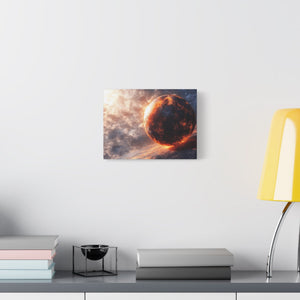 Cosmic Wall Art Print, Galaxy Canvas, Space Decor, Celestial Artwork, Modern Home Decor, Gifts for Astronomy Lovers