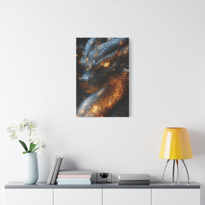 Majestic Dragon Canvas Print, Fantasy Wall Art, Home Décor, Gift for Dragon Lovers