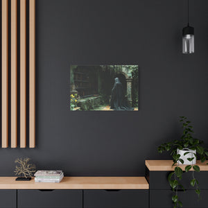 Mystical Canvas Wall Art, Enchanted Decor for Home, Dark Aesthetic Artwork, Gothic Wall Hanging, Unique Gift Idea