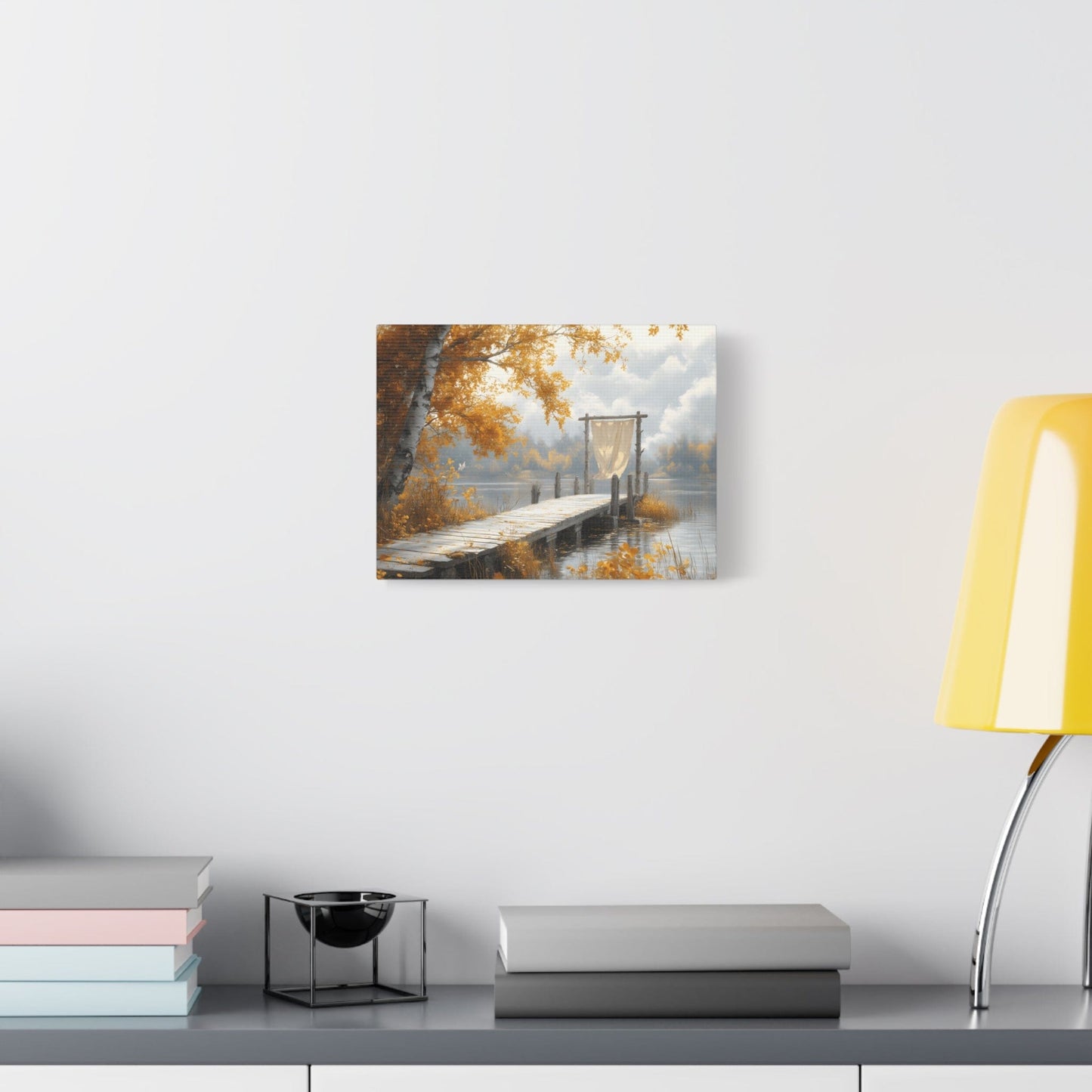 Autumn Serenity Wall Art, Cozy Home Decor, Nature Canvas, Fall Decor, Landscape Artwork, Gift for Nature Lovers