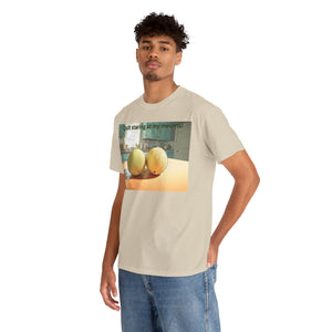 Humorous Cotton T-Shirt, Funny Shirt, Gift for Fruit Lovers, Cute Casual Tee, Unique Meme Apparel, Lightweight Graphic Tee
