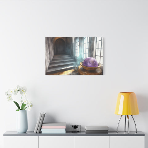 Mystical Canvas Wall Art, Fantasy Decor, Home Aesthetic, Gift for Wizards, Witch Decor, Halloween Art, Magical Atmosphere