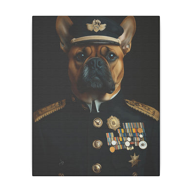 Dog, Bulldog, Military, Military Dress, Army, Air Force, Navy, Marines, Dog Wall Art, Dog Art, Military Wall Art, Military Art