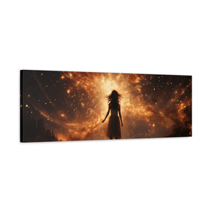 Cosmic Dreams Canvas Wall Art, High-Quality Matte Print, Celestial Decor, Cosmic Art, Gift for Space Lovers, Home Decor