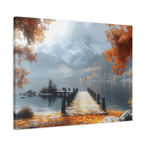 Autumn Landscape Canvas Print, Fall Wall Art, Cozy Home Decor, Nature Photography, Seasonal Decor, Gift for Nature Lovers