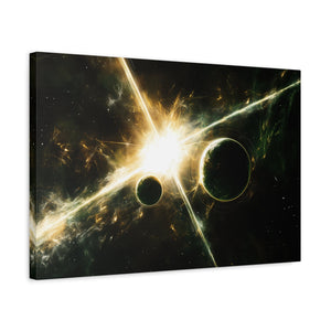 Galaxy Wall Art Canvas, Cosmic Decor, Space Artwork, Home Decoration, Gift for Astronomers, Interstellar Art Prints