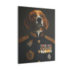 Beagle Military Wall Art - Patriotic Dog Décor for Army, Air Force, Navy, Marines