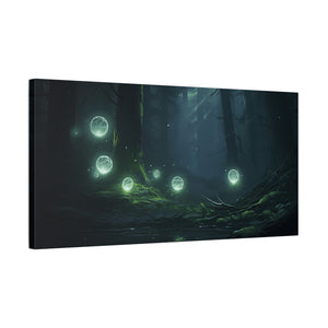 Mystical Forest Canvas Wall Art, Enchanted Decor, Forest Spirit Painting, Home Aesthetic, Nature Lover Gift