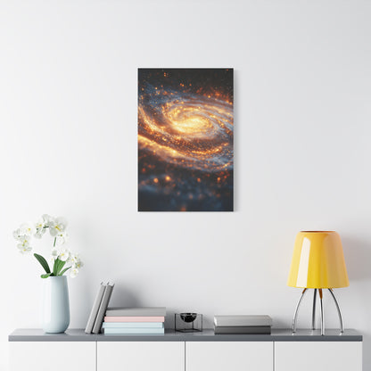 Galactic Canvas Wall Art, Cosmic Decor, Space Themed Gift, Astronomy Lover's Art, Home Decor, Starry Night Artwork