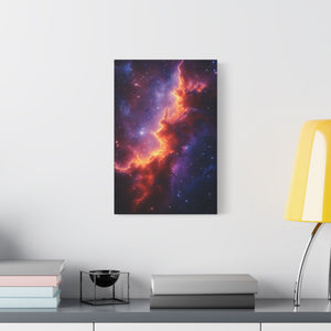 Stretched Canvas Print, Celestial Artwork, Home Decor, Space-Themed Gift, Office Wall Art, Galaxy Canvas