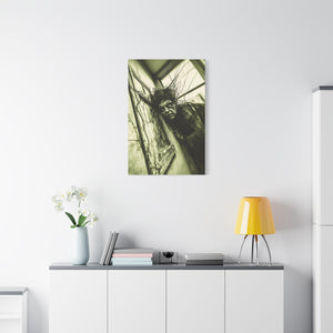 Horror Art Canvas Print, Unique Home Decor, Spooky Wall Art, Gothic Style, Creepy Gift Idea, Halloween Decoration